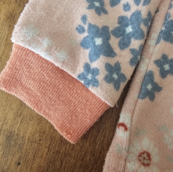 Lucky Brand Peach & Blue Floral Long-Sleeve Crewneck Tee & Pajama Pants - Picture 8 of 10